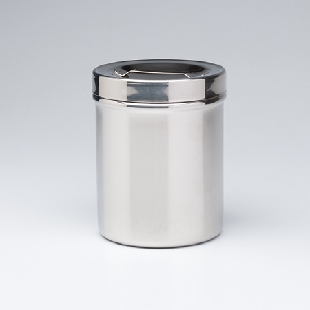 Jar Dressing Sundry Stainless Steel with Strap Handle Lid Unlabeled 1 Qt 5 X 4 Inch (1/EA 12/BX) by Dukal Corporation  ID 4233-1